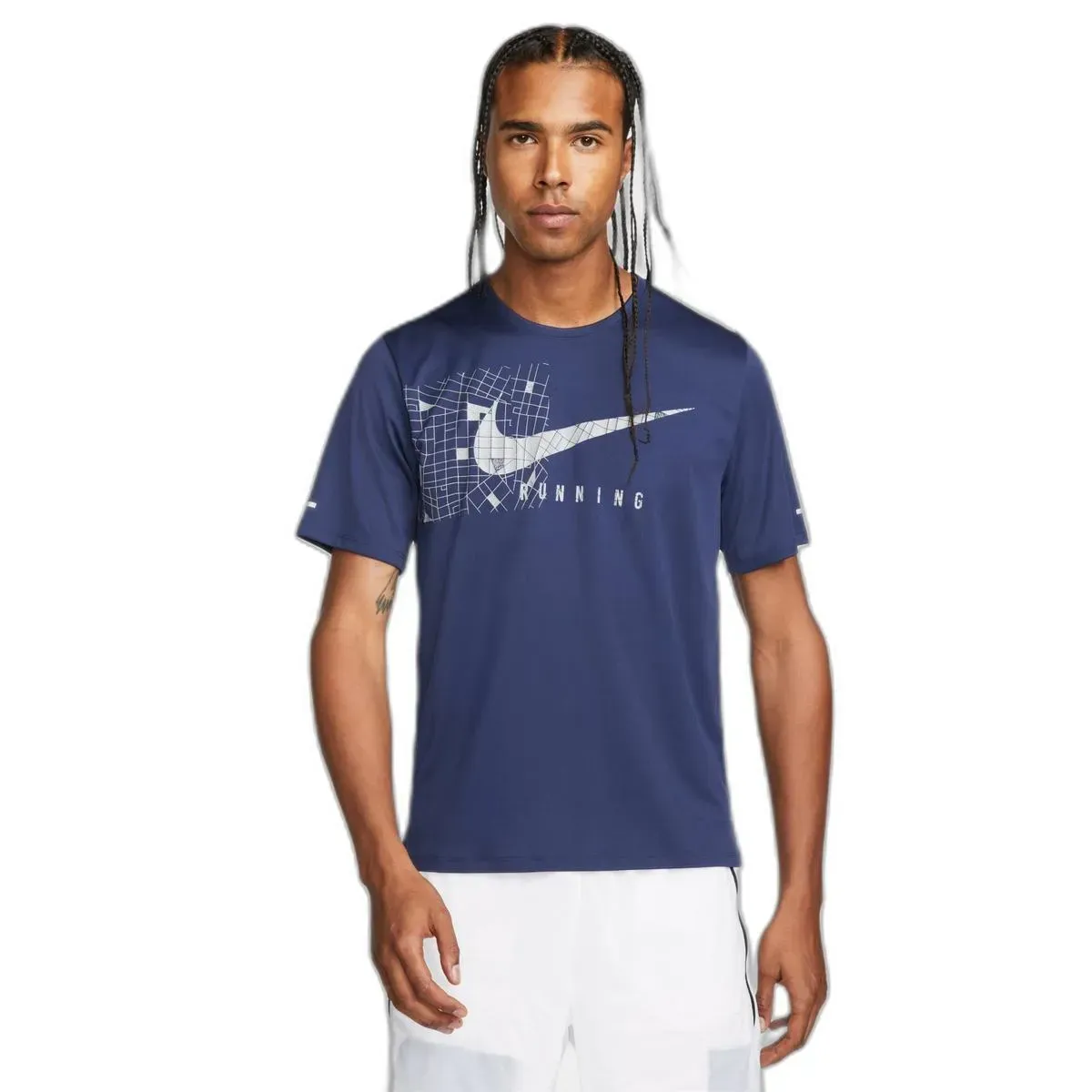 Футболка чоловіча Nike Dri-Fit Uv Miler Run (DQ6491-410)