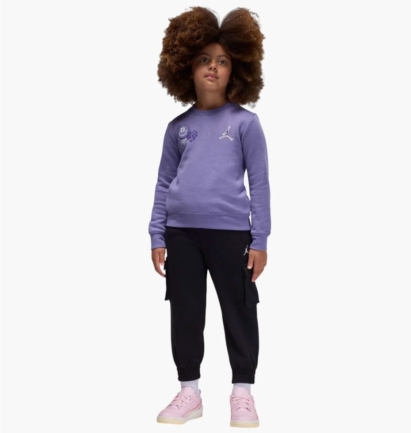 Спортивний костюм дитячий Air Jordan Sweat Sets Violet/Black 35F206-023