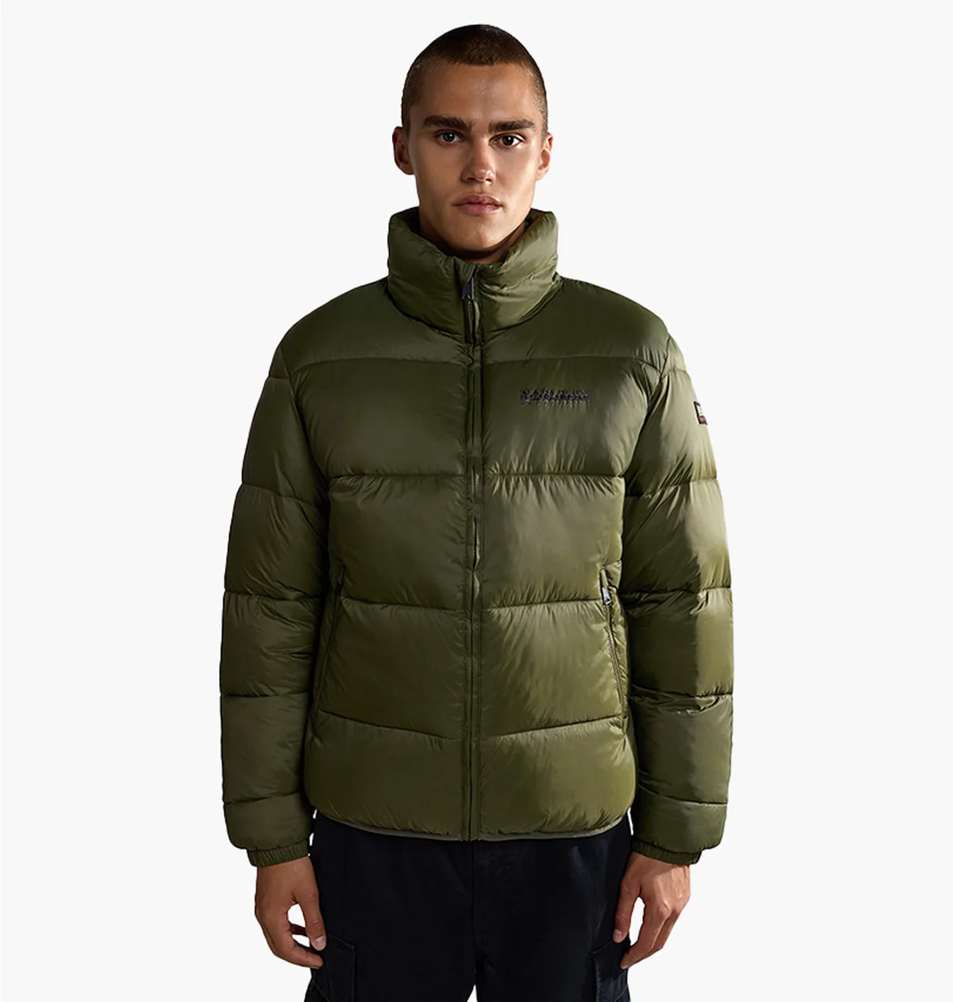 Пуховик чоловічий Napapijri Uomi Puffer Jacket Olive NP0A4GJFGE41