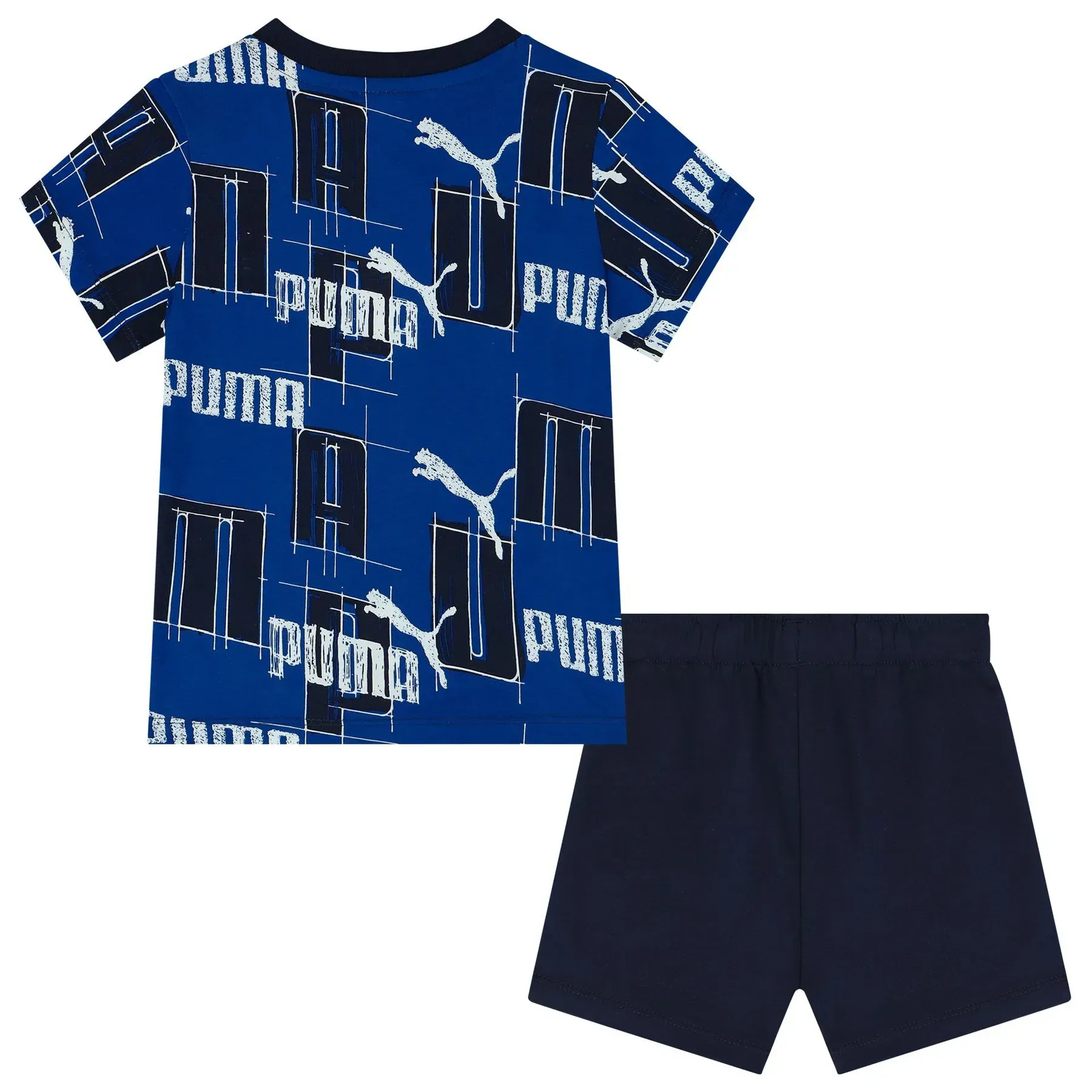Спортивний костюм дитячий Puma Younger Boys Blue Logo Shorts Set (680326-17)