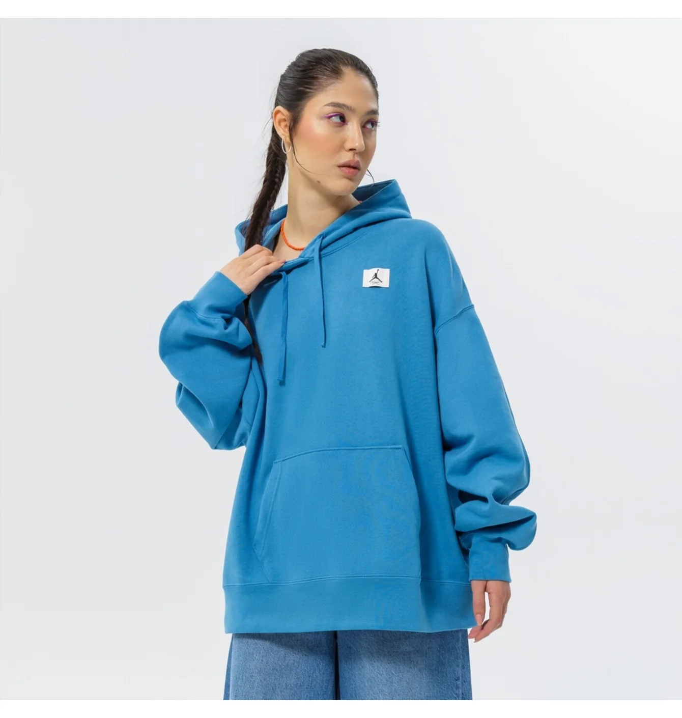 Худі жіноче Air Jordan W J Flt Flc Hoodie Blue Dq4603-469