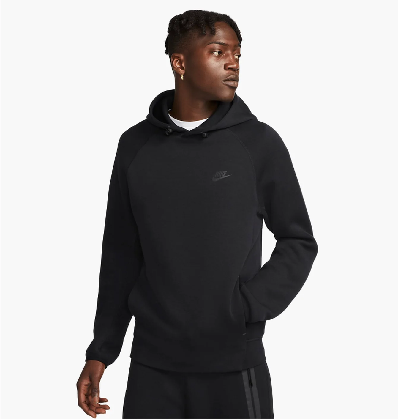 Худі чоловіче Nike Sportswear Tech Fleece Black FB8016-010