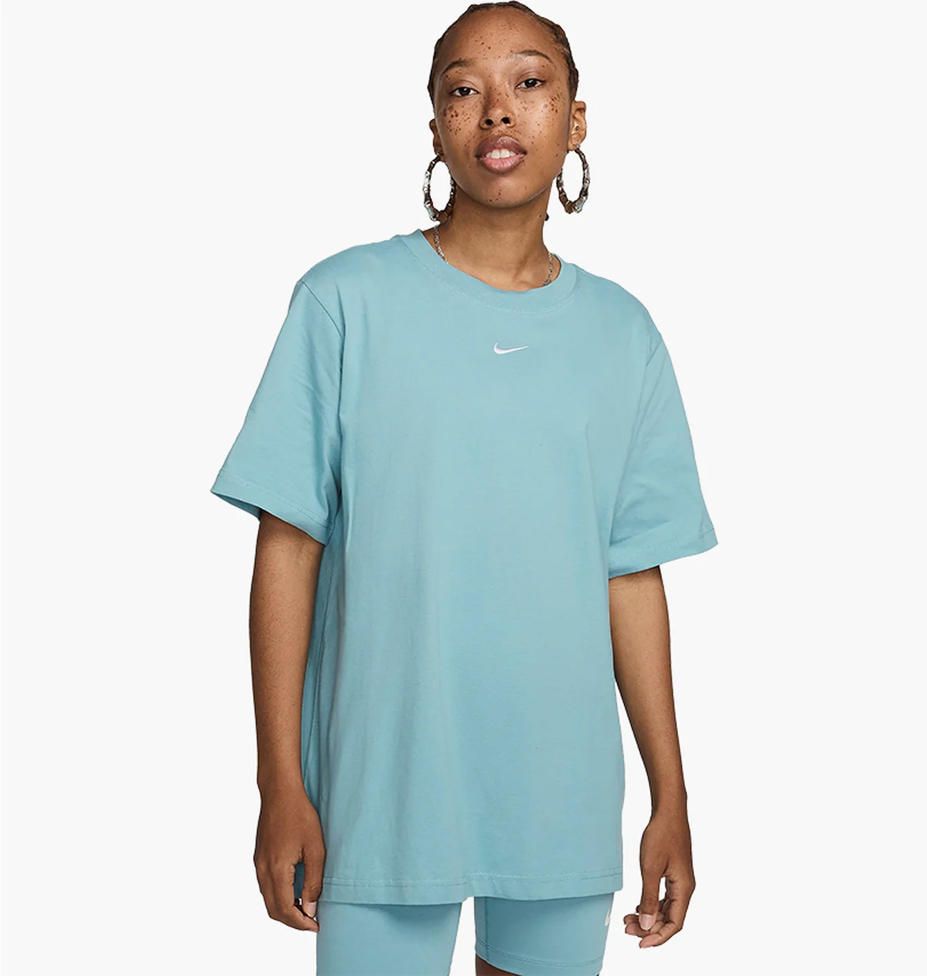 Футболка жіноча Nike T-Shirt Sportswear Essential Light Blue FD4149-464