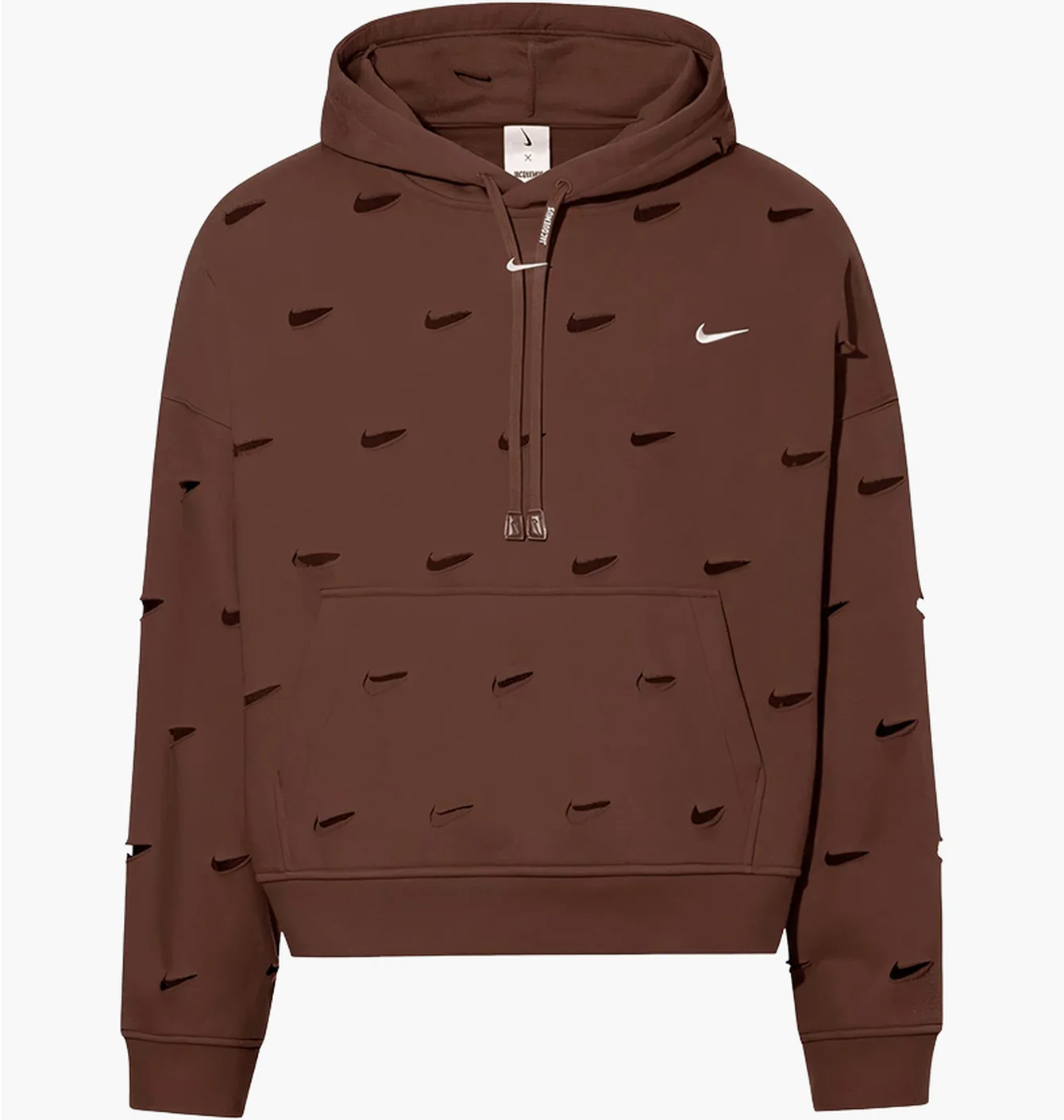 Худі унісекс Nike Rg Swoosh Hoodie X Jacquemus Brown FJ3481-259