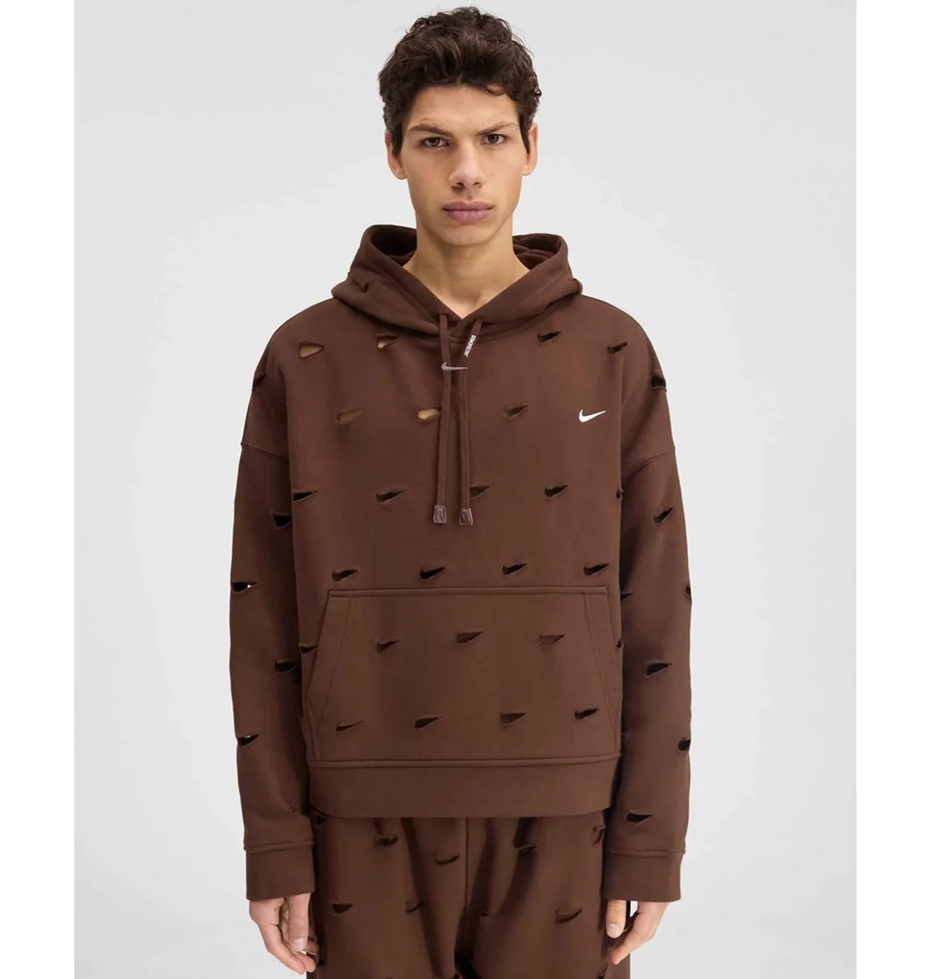 Худі унісекс Nike Rg Swoosh Hoodie X Jacquemus Brown FJ3481-259