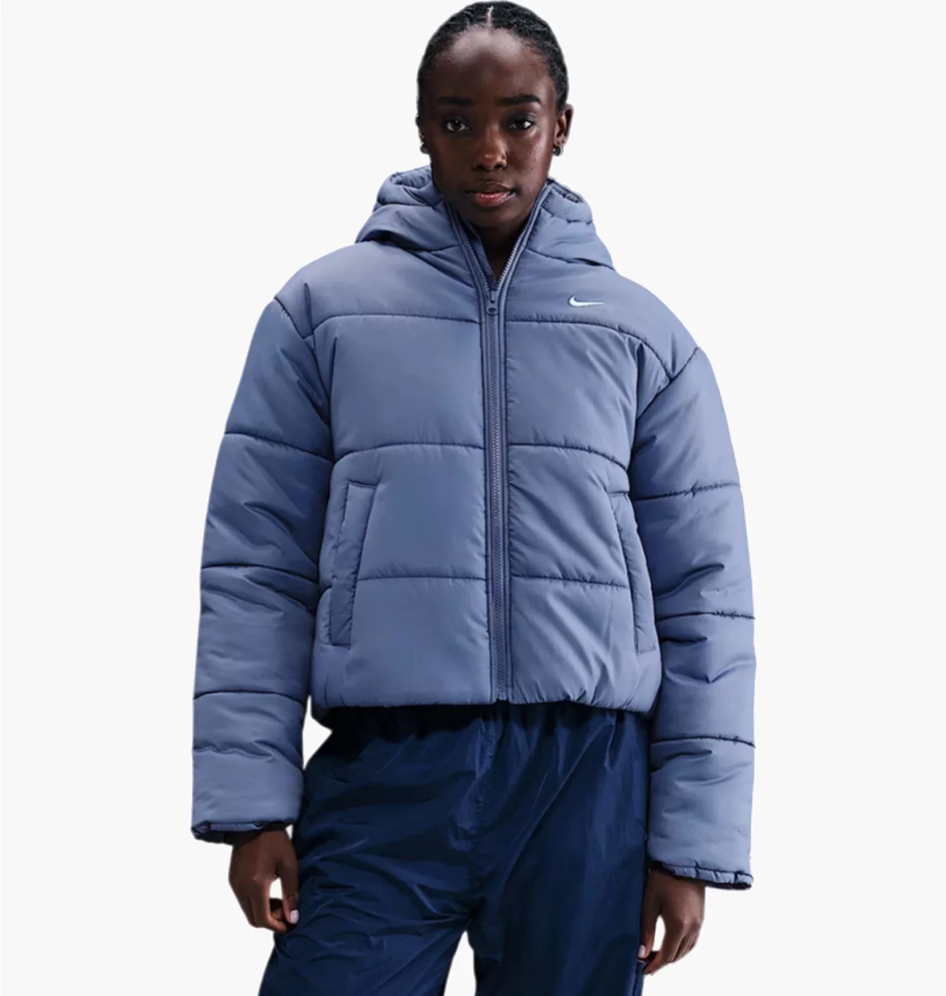 Пуховик жіночий Nike Therma-Fit Light Blue FZ5899-499