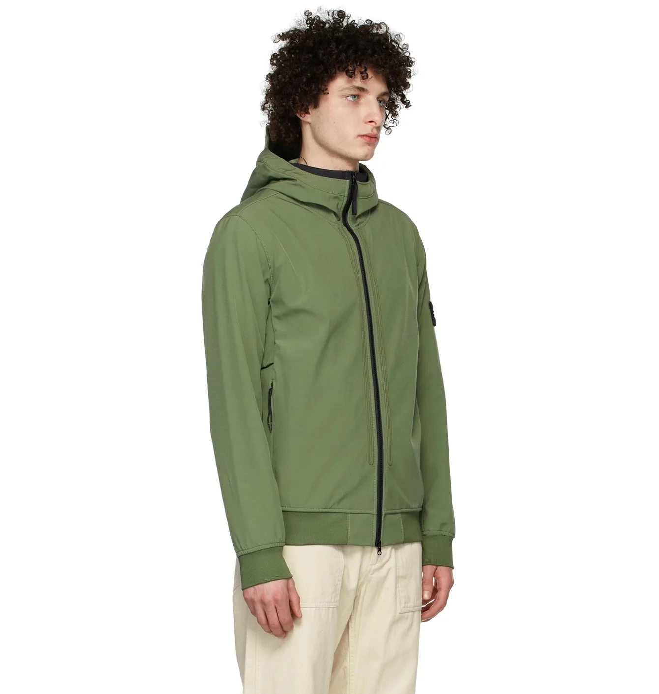 Куртка чоловіча stone island Soft Shell Olive K2S15Q100010-S0B22-V005E