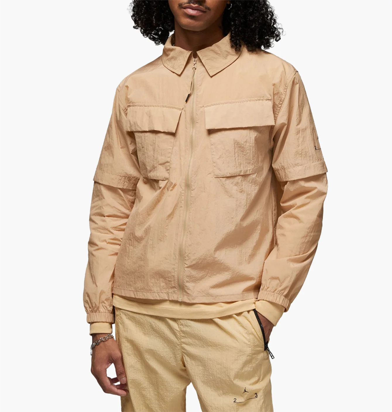 Куртка чоловіча Air Jordan 23 Engineered Utility Shirt Beige DV7693-254