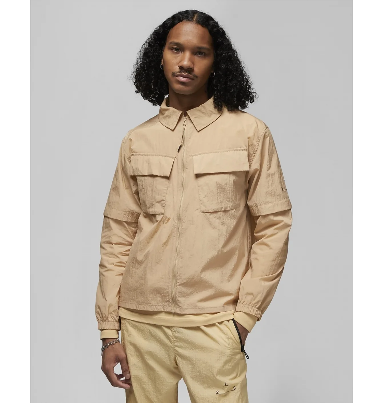 Куртка чоловіча Air Jordan 23 Engineered Utility Shirt Beige DV7693-254