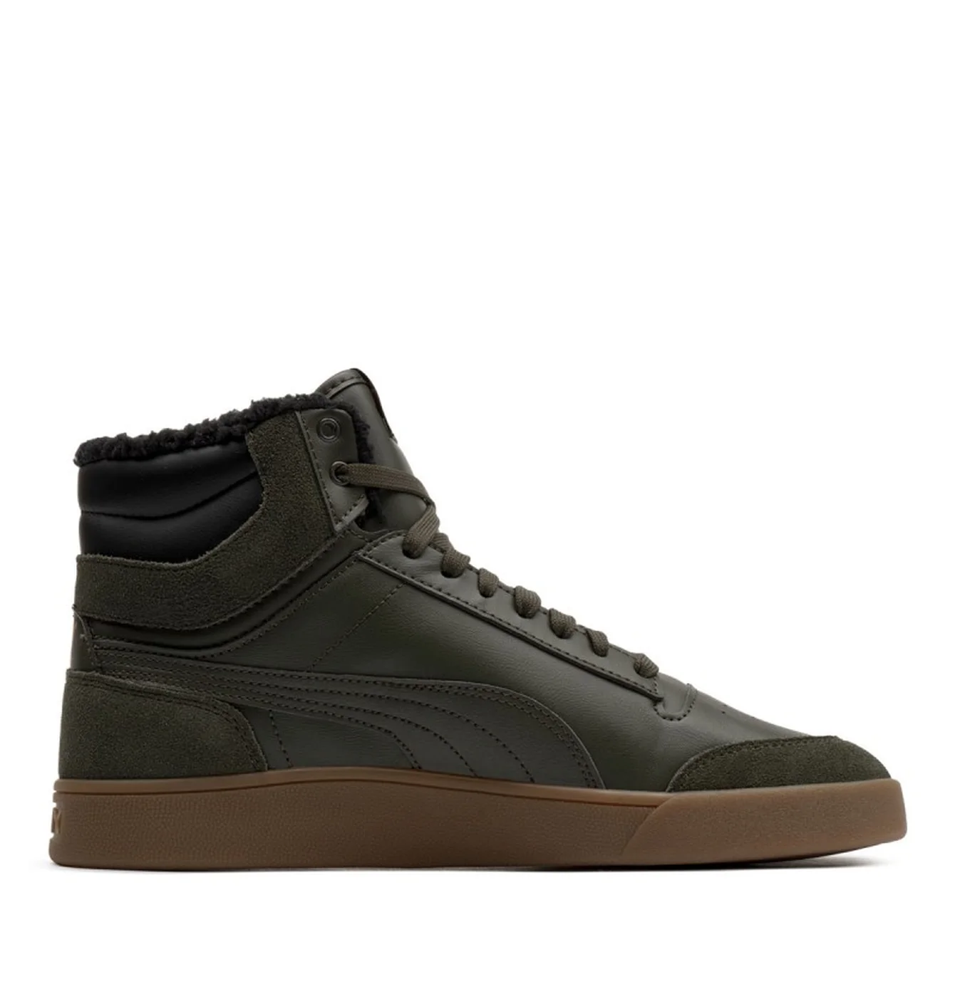 Кросівки чоловічі Puma Shuffle Mid Fur Green 387609-02