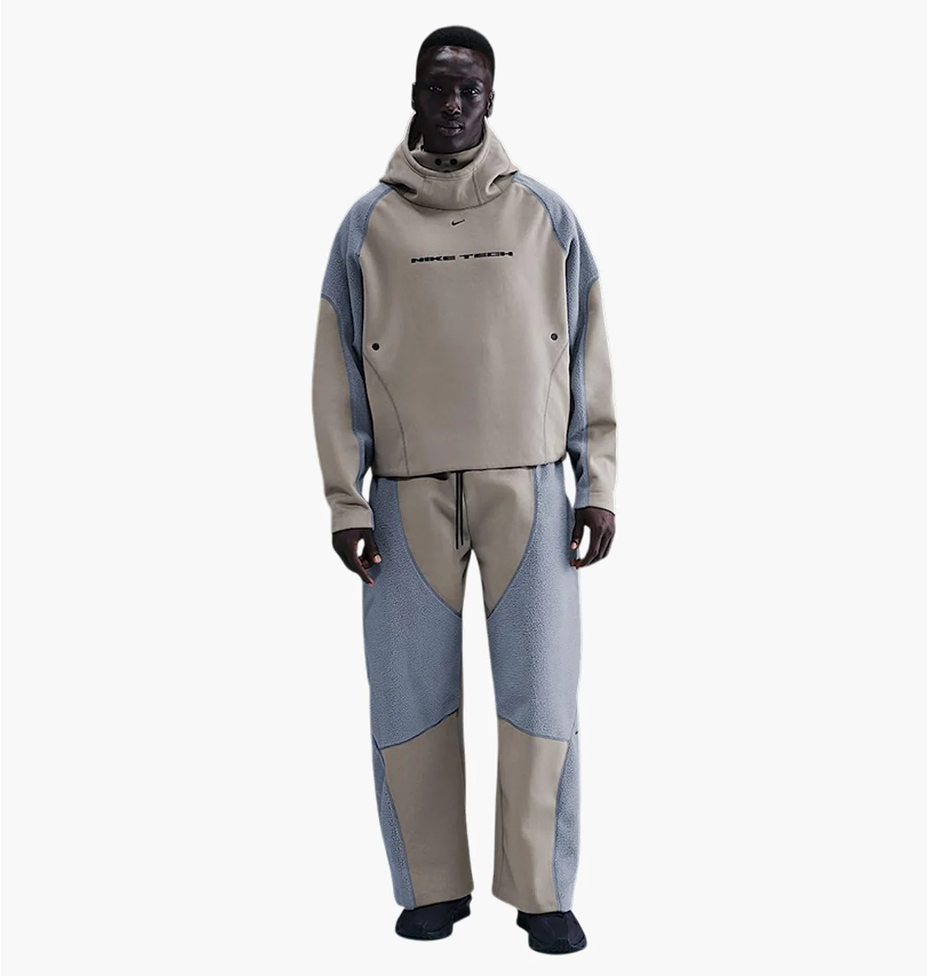 Худі чоловіче Nike Tech Boreas MenS Oversized Hoodie Beige/Grey IB3363-320