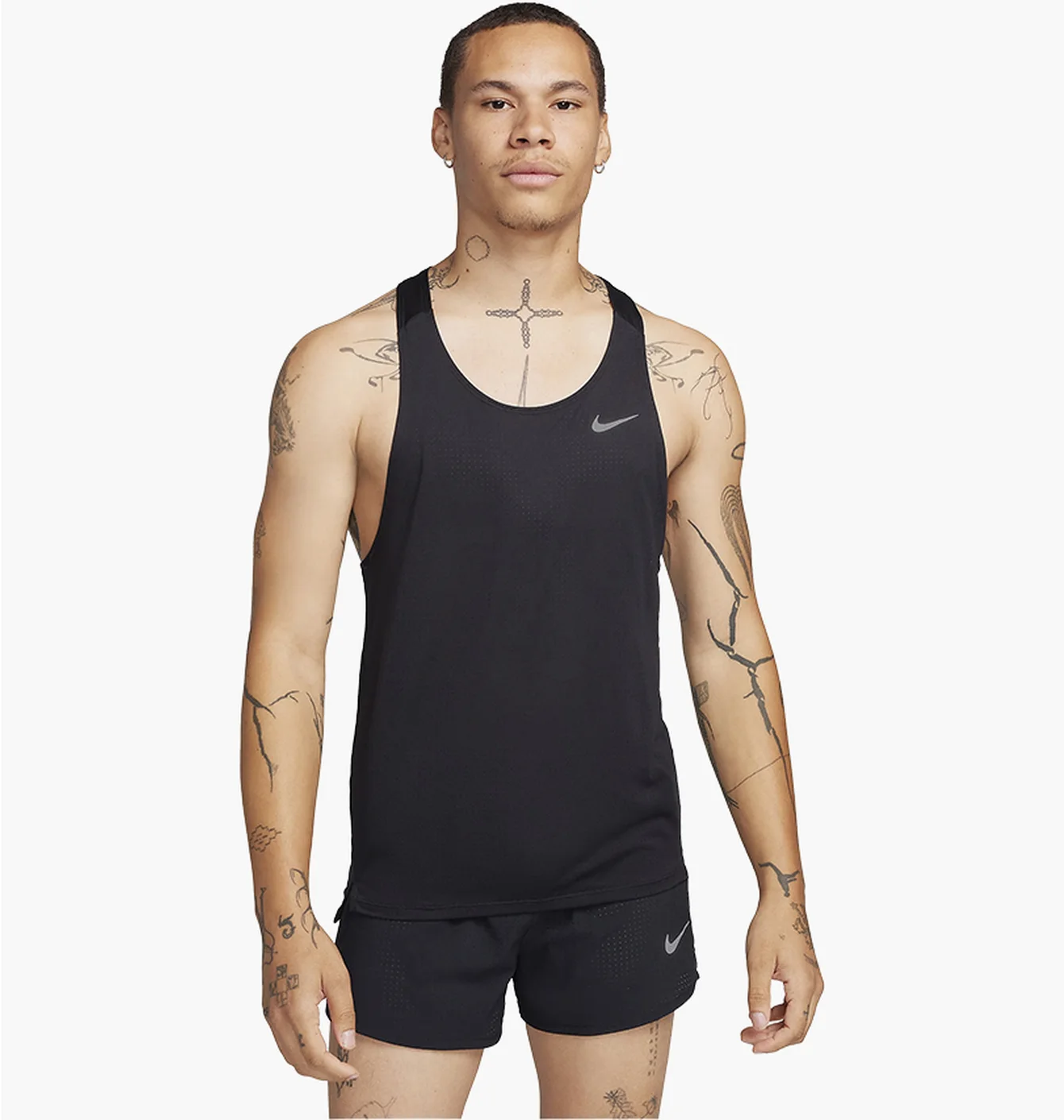 Майка чоловіча Nike Fast Dri-Fit Running Singlet Black FN4229-010