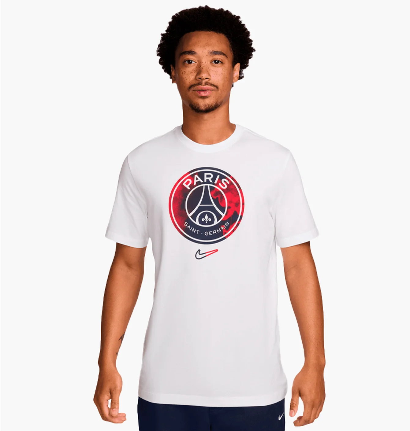 Футболка чоловіча Nike Psg Crest White FV8558-100