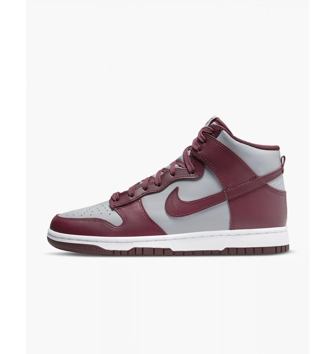 Кросівки чоловічі Nike Dunk High Dark Beetroot Red/Grey Dd1399-600