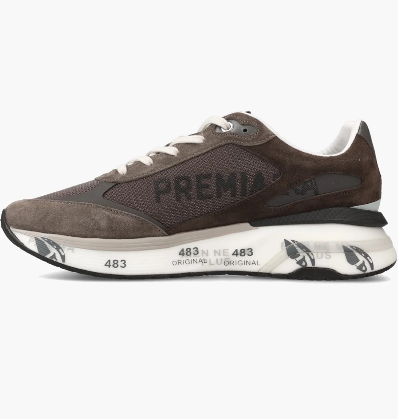 Кросівки чоловічі Premiata Moerun Grey/Brown VAR-6446