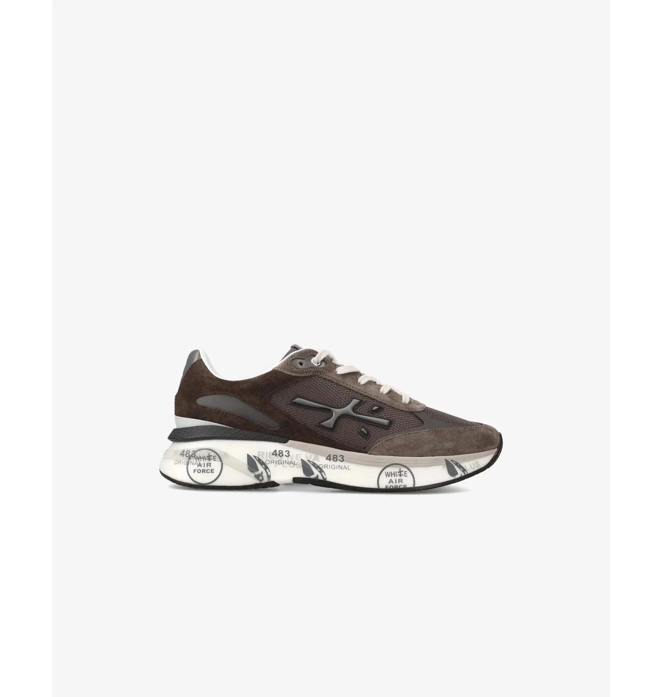 Кросівки чоловічі Premiata Moerun Grey/Brown VAR-6446