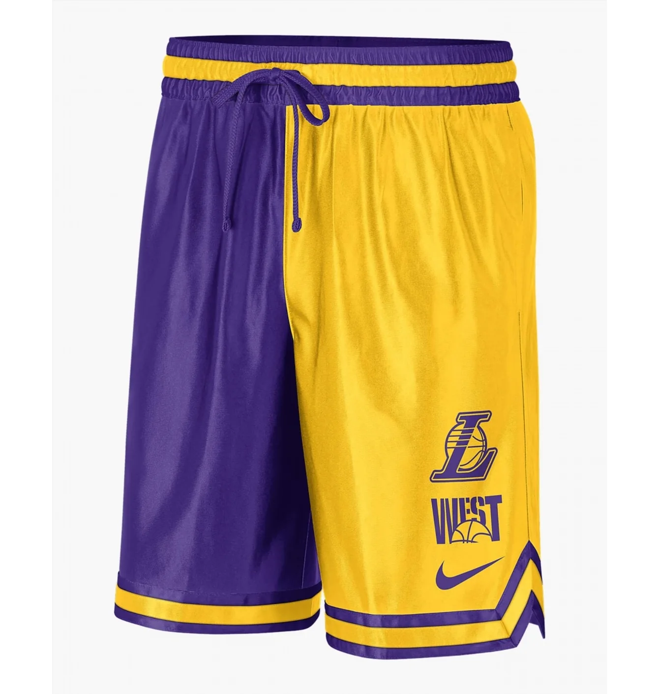 Шорти чоловічі Nike Los Angeles Lakers Courtside Violet/Yellow Dr9350-728