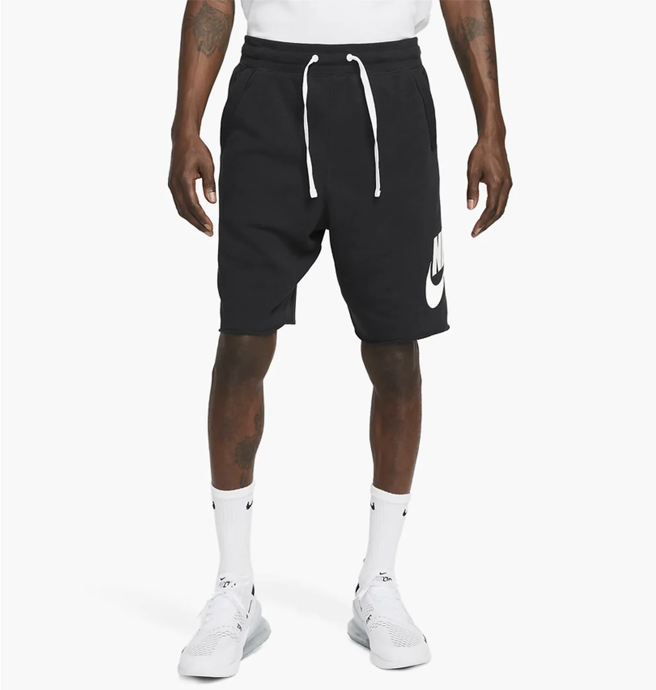 Шорти чоловічі Nike Club Alumni Mens French Terry Black Dx0502-010