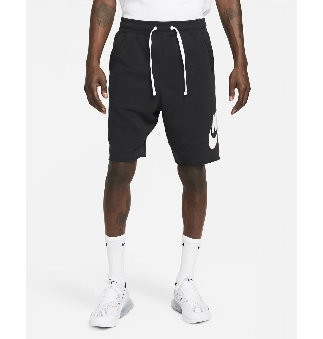 Шорти чоловічі Nike Club Alumni Mens French Terry Black Dx0502-010