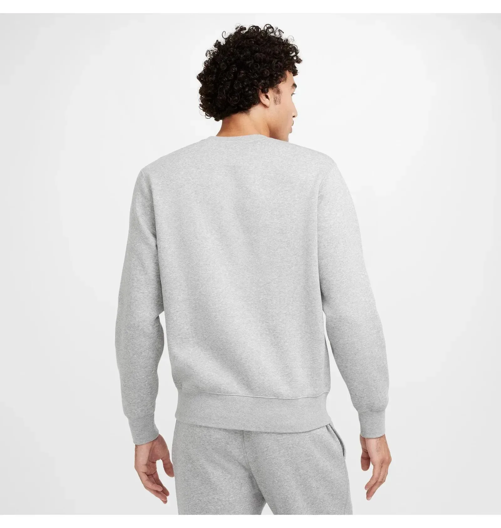Кофта чоловіча Nike M Nk Club Bb Crew Grey (FZ0879-063)