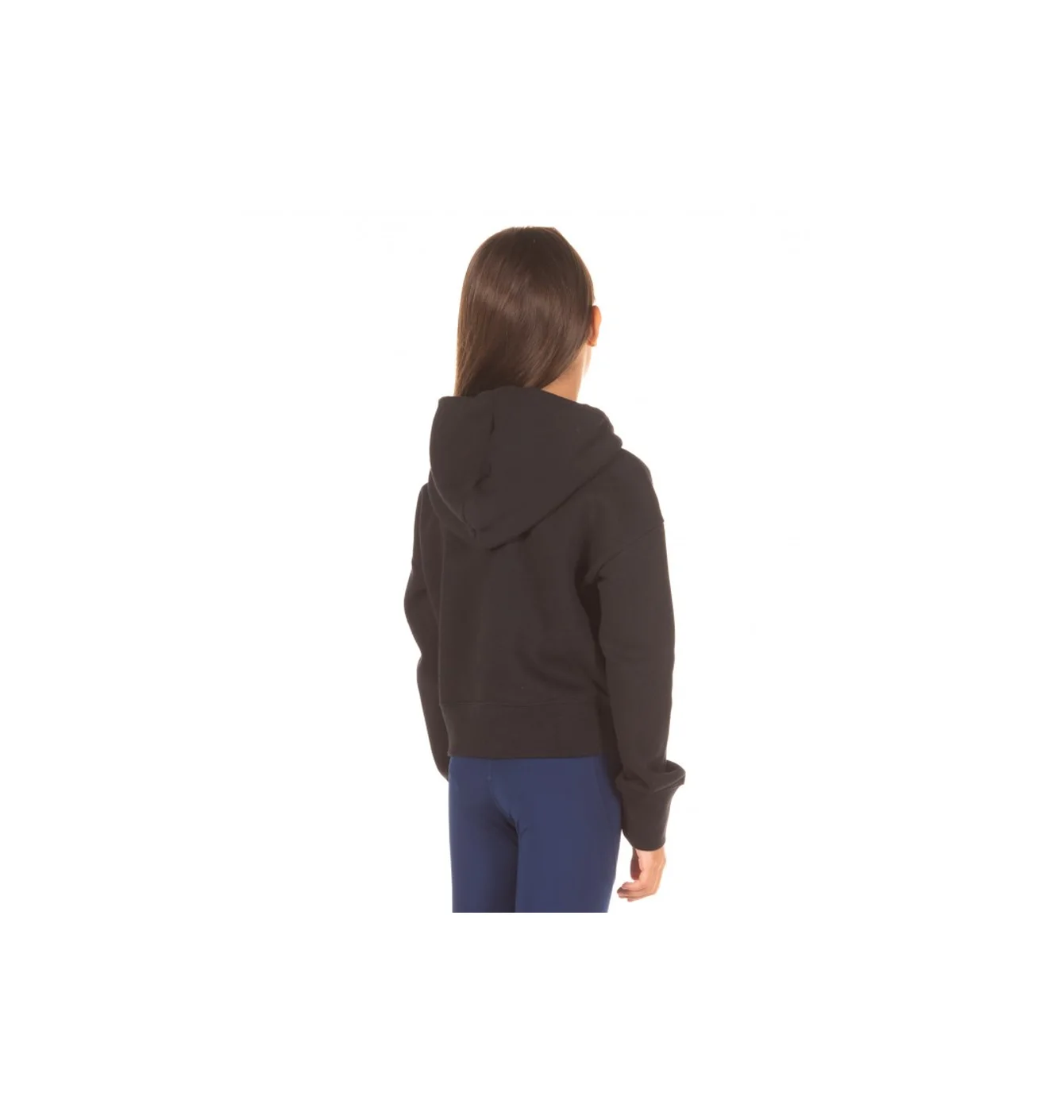 Худі дитяче Nike Nsw Crop Pullover Black Cj6937-010