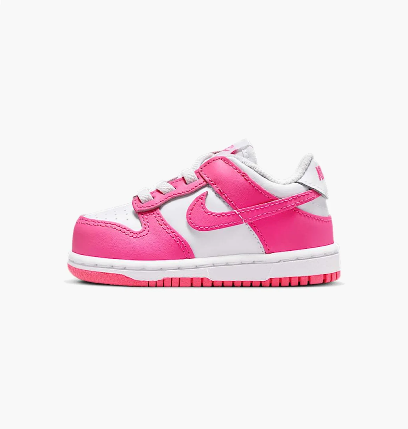 Кросівки дитячі Nike Dunk Low (Td) White/Pink FB9107-102