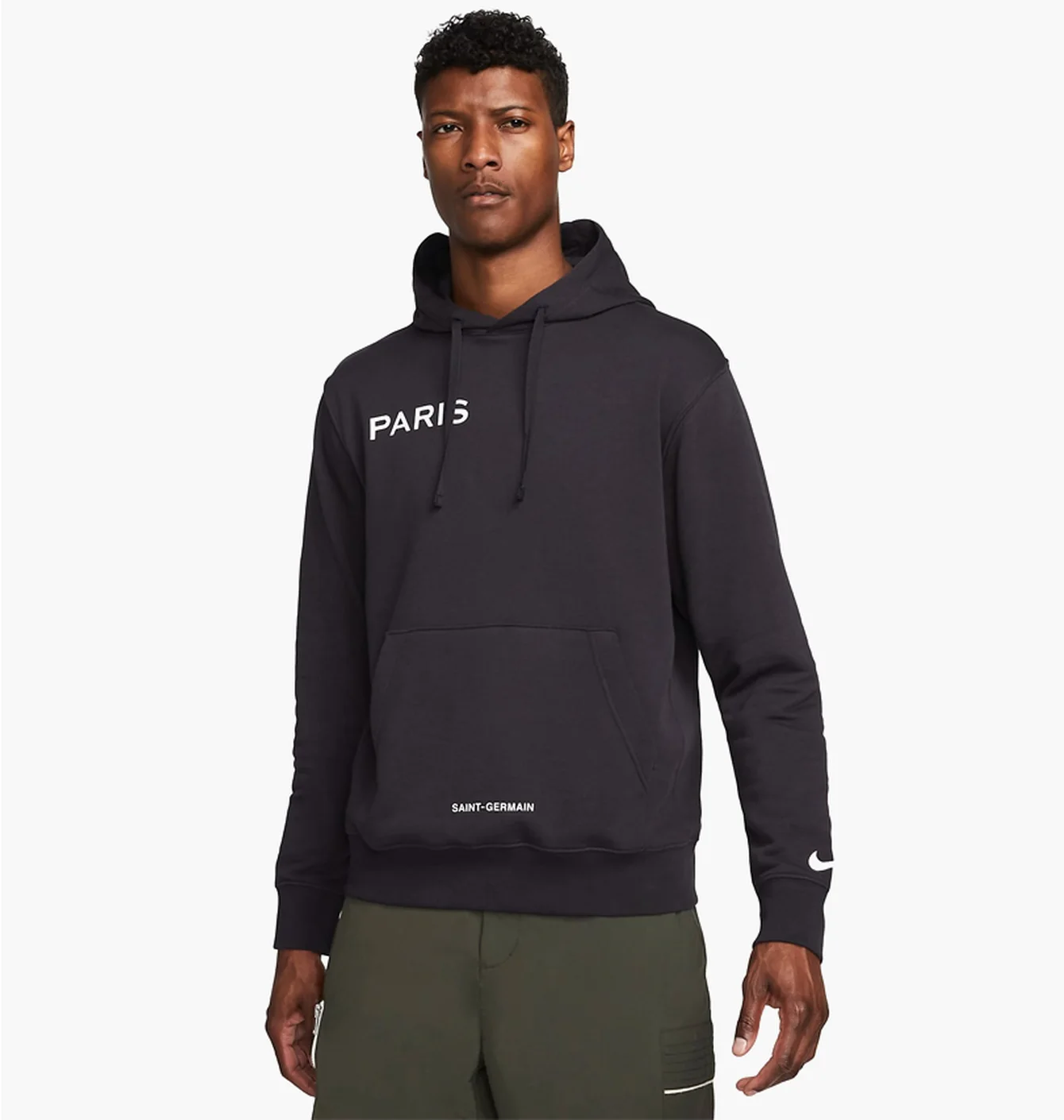 Худі чоловіче Nike Paris Saint Germain Frnch Hoodie Black DN1317-080