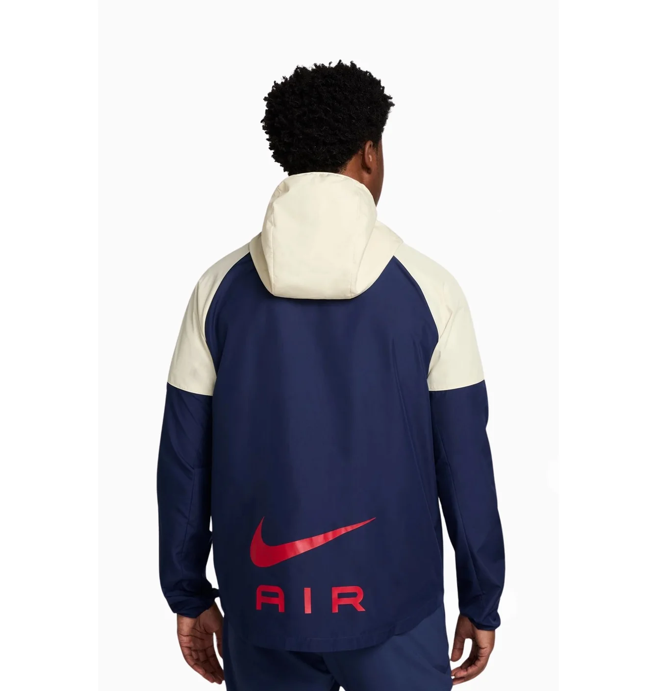 Толстовка чоловіча Nike Nsw Sw Air Run White/Blue HM0187-411