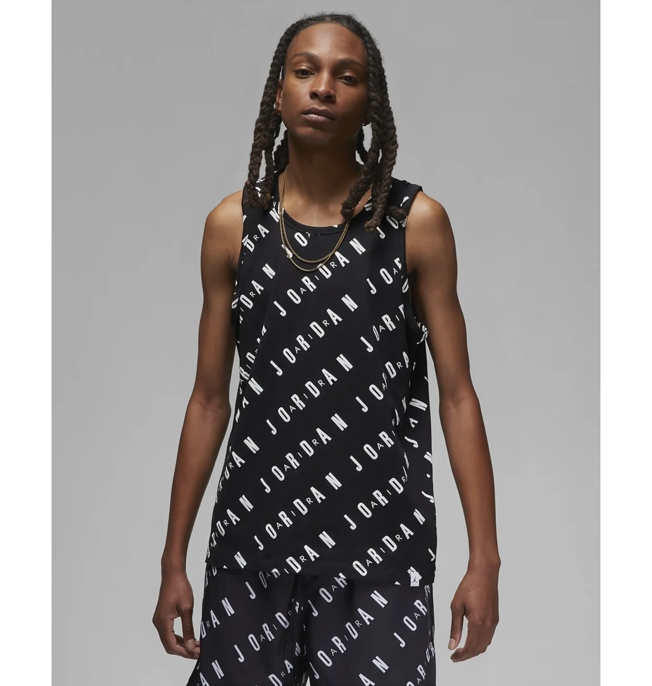 Майка чоловіча Air Jordan Essentials All-Over Print Tank Top Black DX9607-010