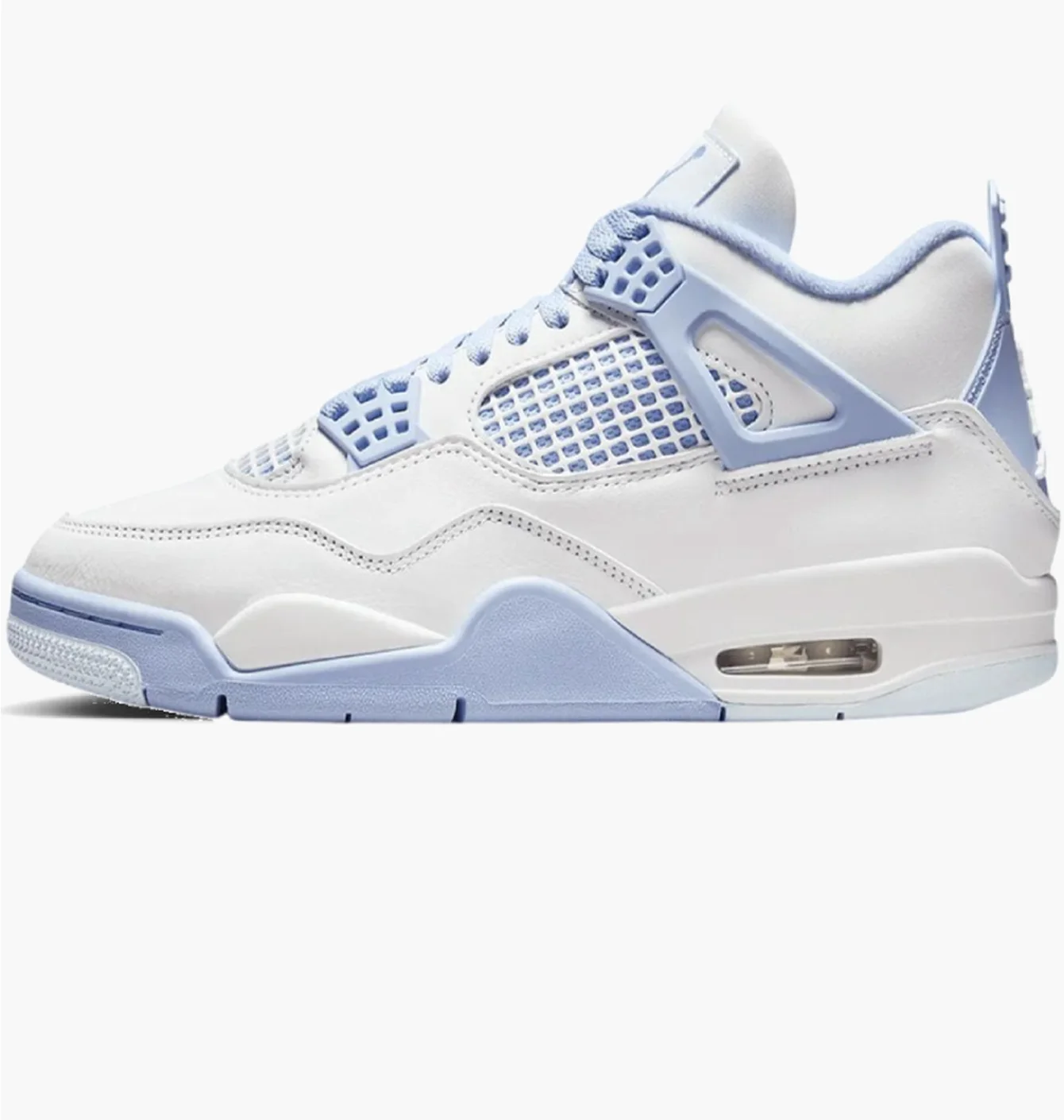 Кросівки жіночі Air Jordan 4 Retro Forget Me Not White/Light Blue HV0823-100