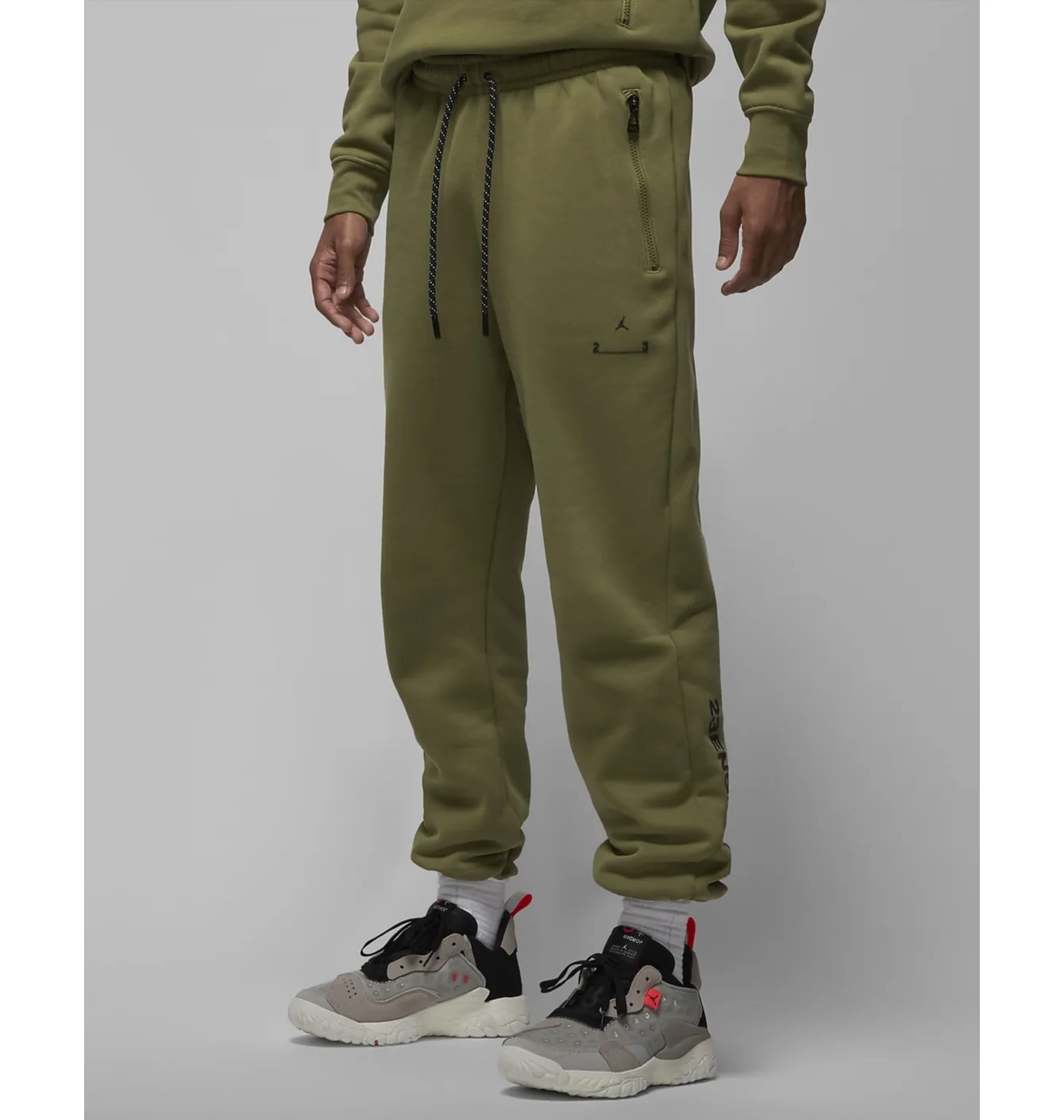 Штани чоловічі Air Jordan M J 23E Flc Pant Green Dq8088-378