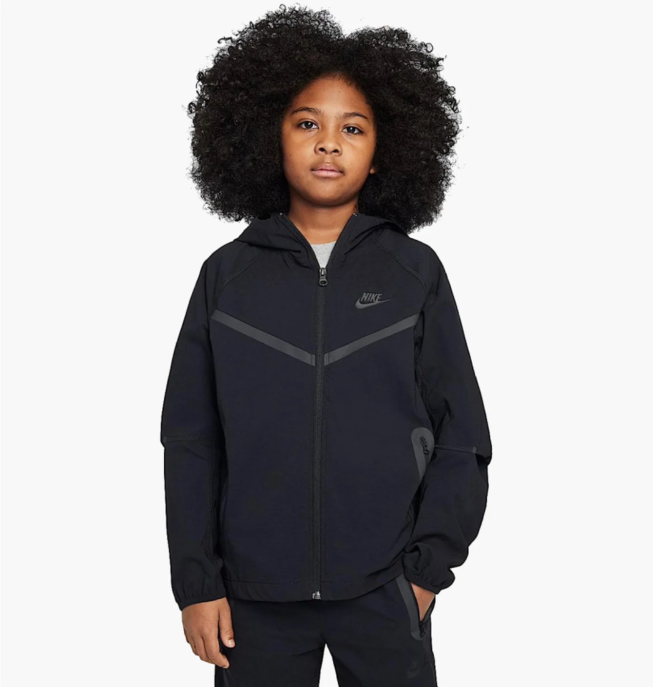 Толстовка дитяча Nike Sportswear Tech Fleece Black HQ8911-010