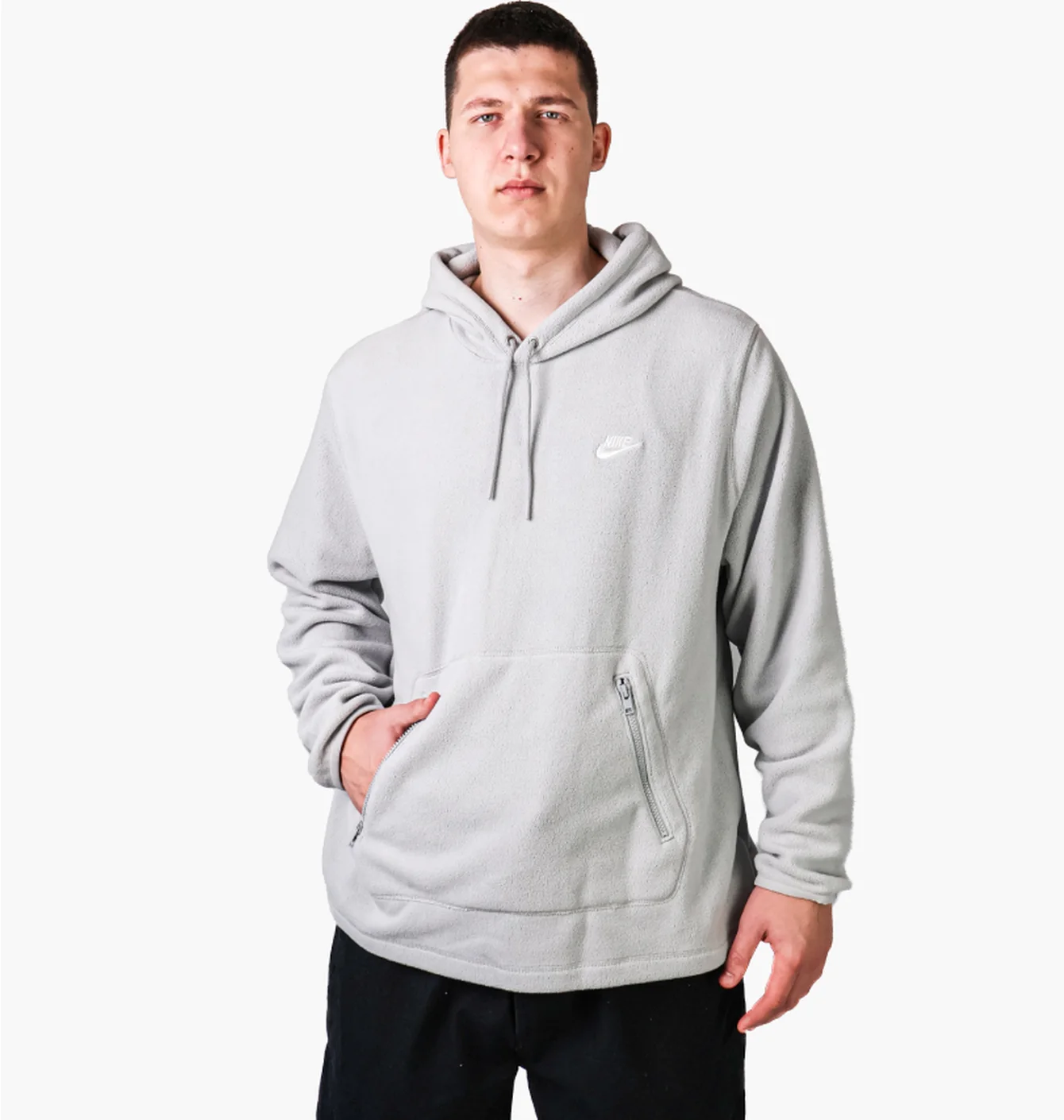 Худі чоловіче Nike Club Grey FZ0660-077
