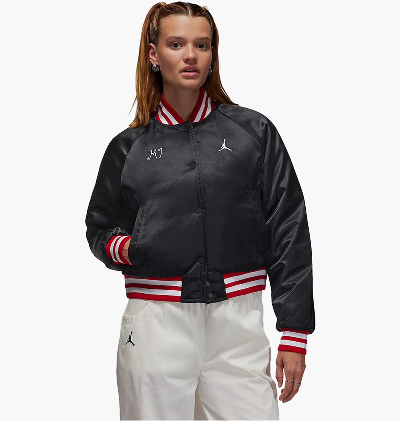 Куртка жіноча Air Jordan Varsity Jacket Black FB5152-010
