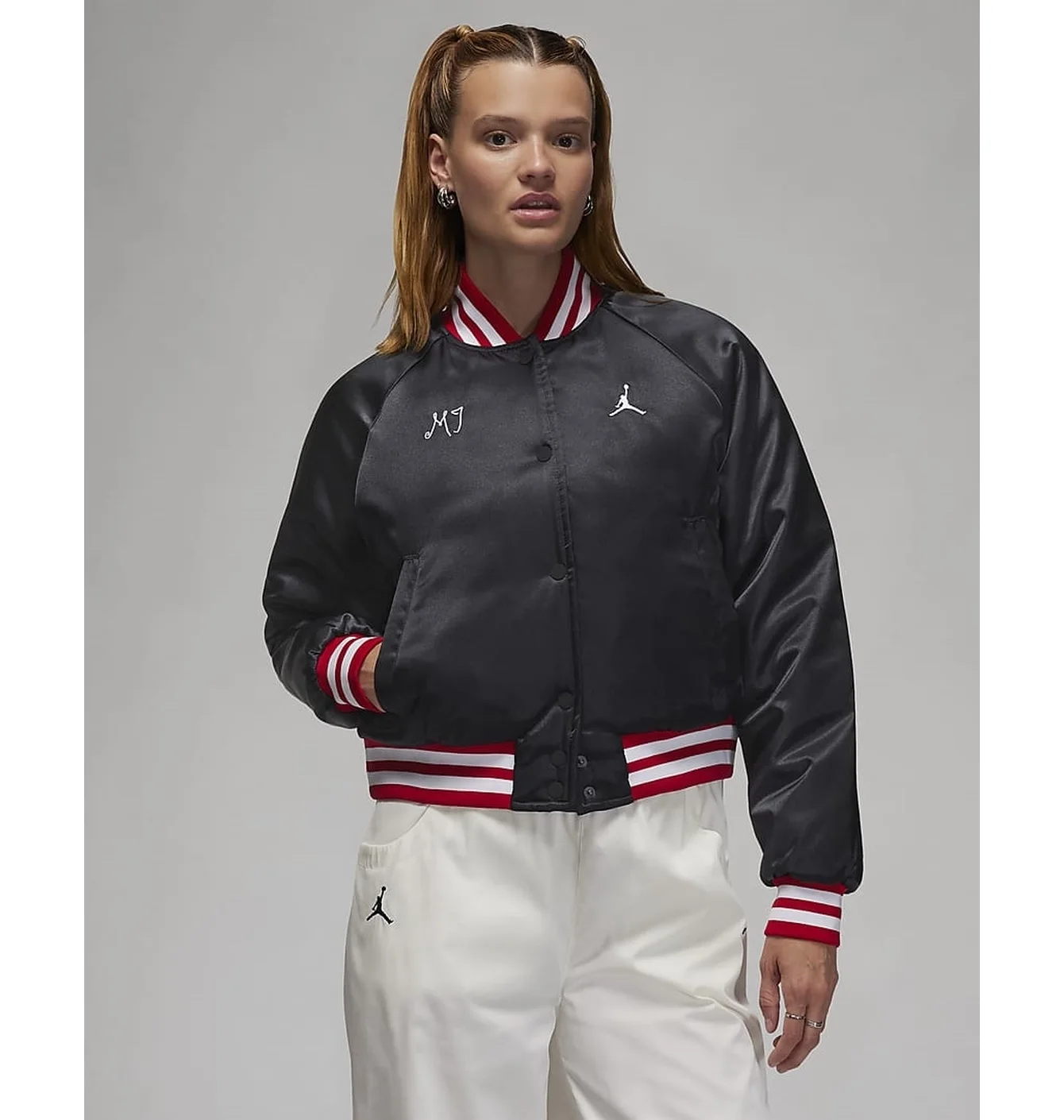 Куртка жіноча Air Jordan Varsity Jacket Black FB5152-010
