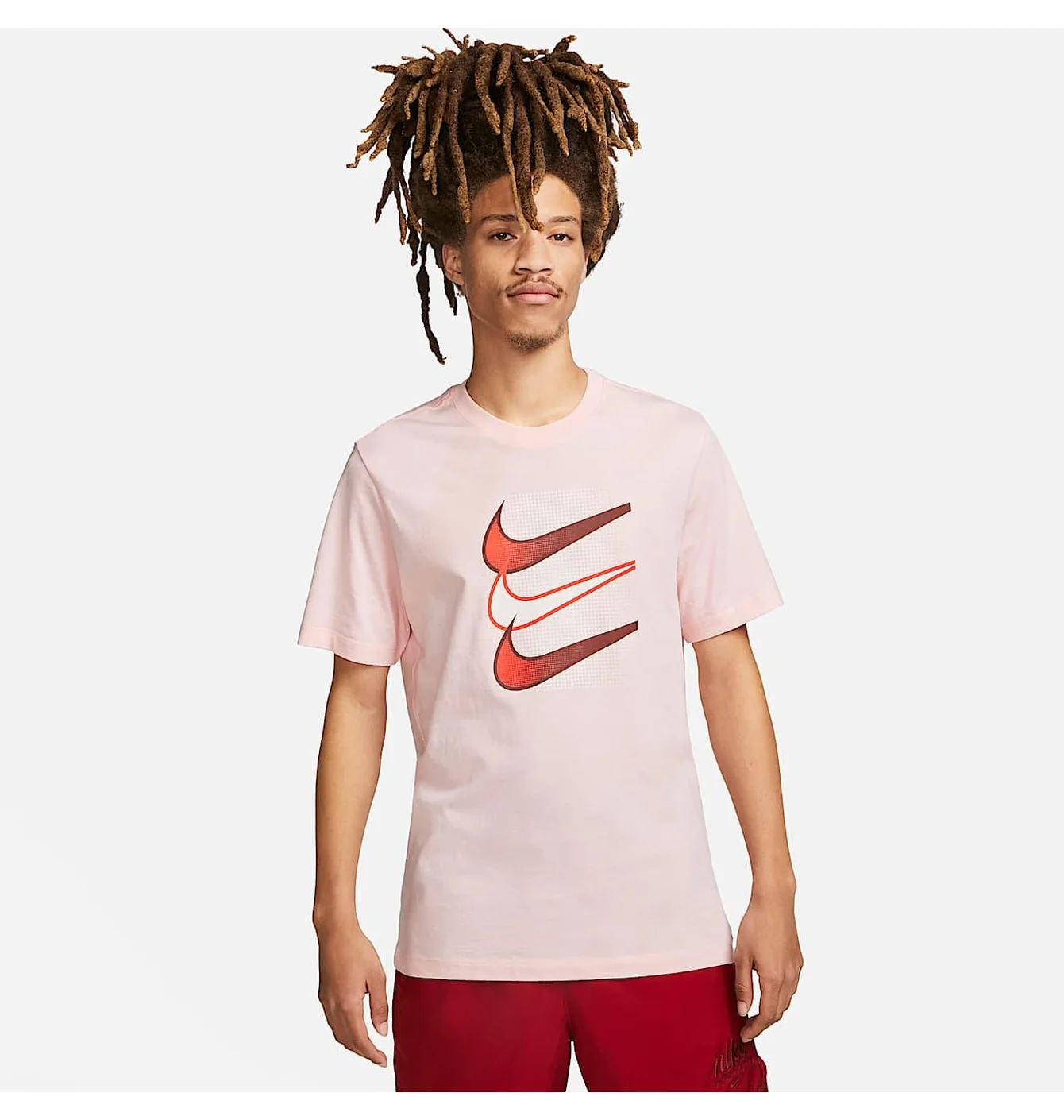 Футболка чоловіча Nike Sportswear Swoosh Tee Peach DZ5173-686