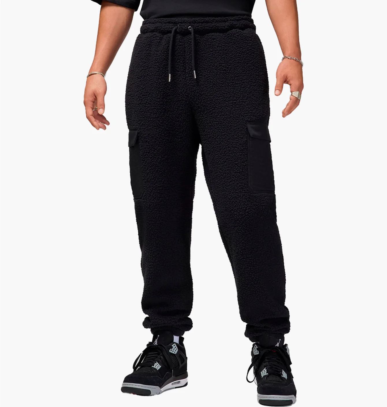 Штани чоловічі Air Jordan Flight High-Pile Fleece Black FV7450-010