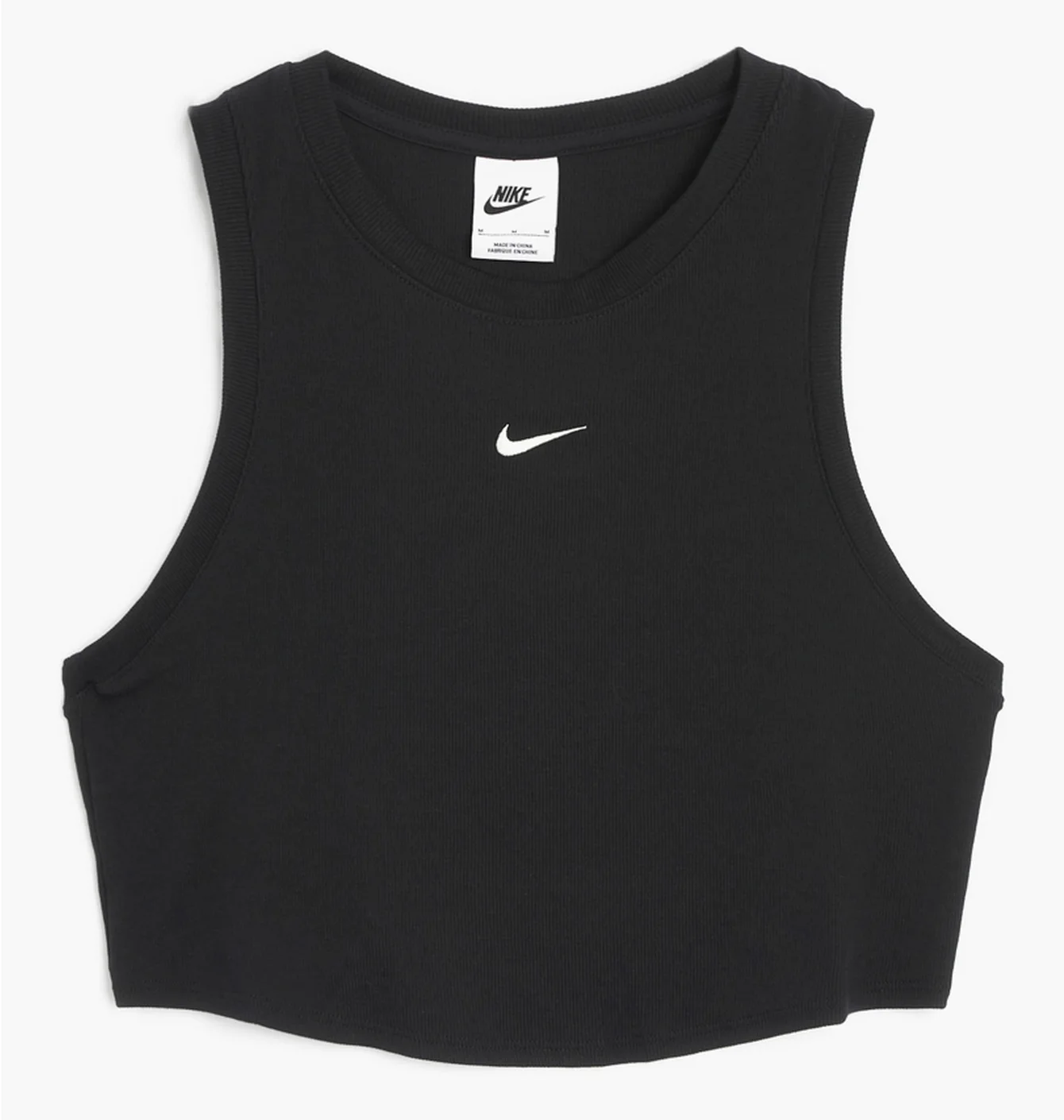 Топ жіночий Nike Sportswear Essentials Ribbed Tank Top Black FB8279-010