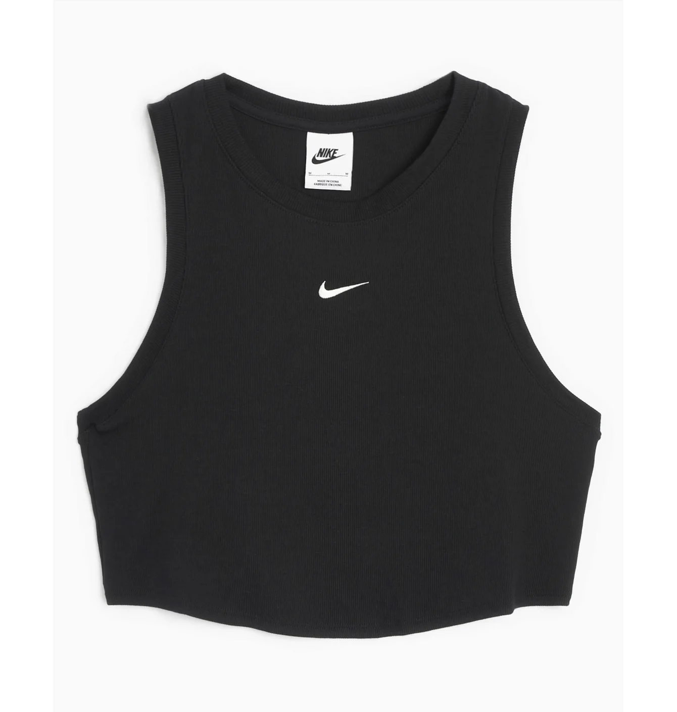 Топ жіночий Nike Sportswear Essentials Ribbed Tank Top Black FB8279-010