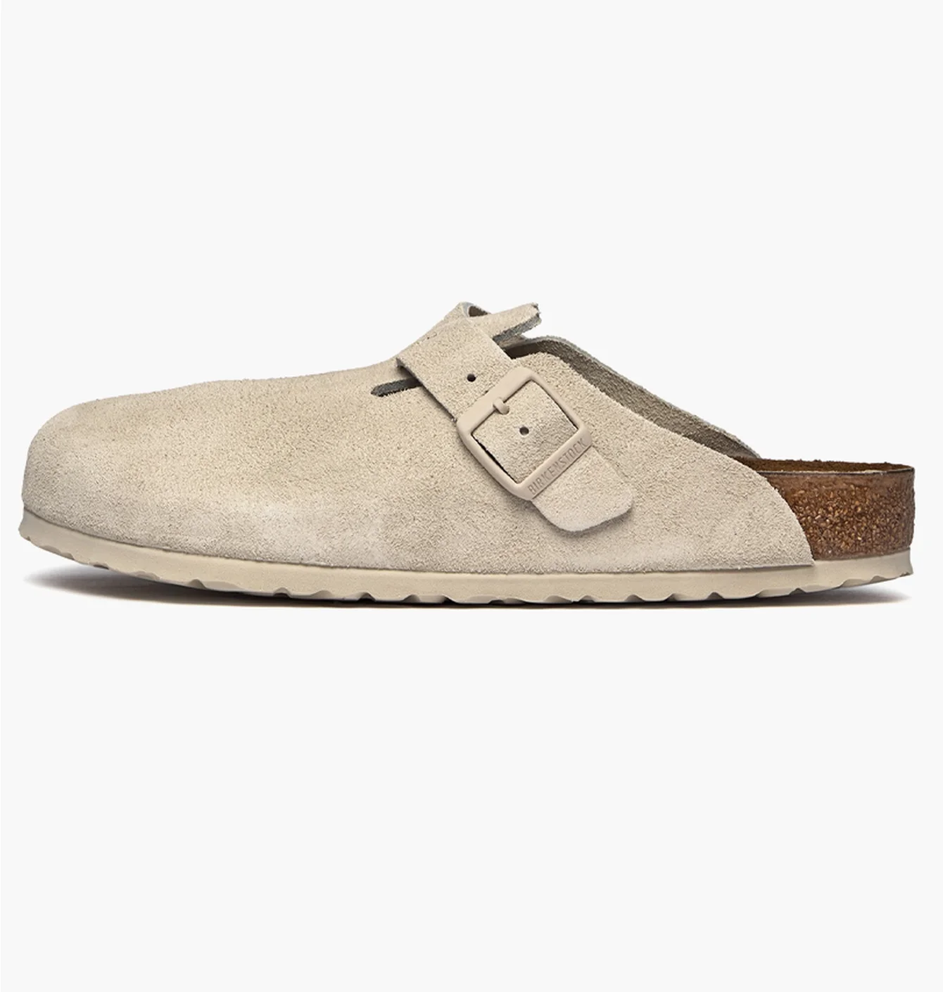 Сандалі чоловічі Birkenstock Boston Antique Suede White 1024731
