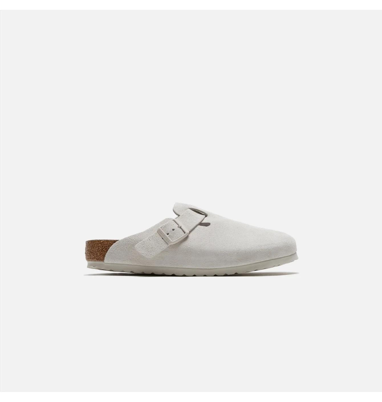 Сандалі чоловічі Birkenstock Boston Antique Suede White 1024731