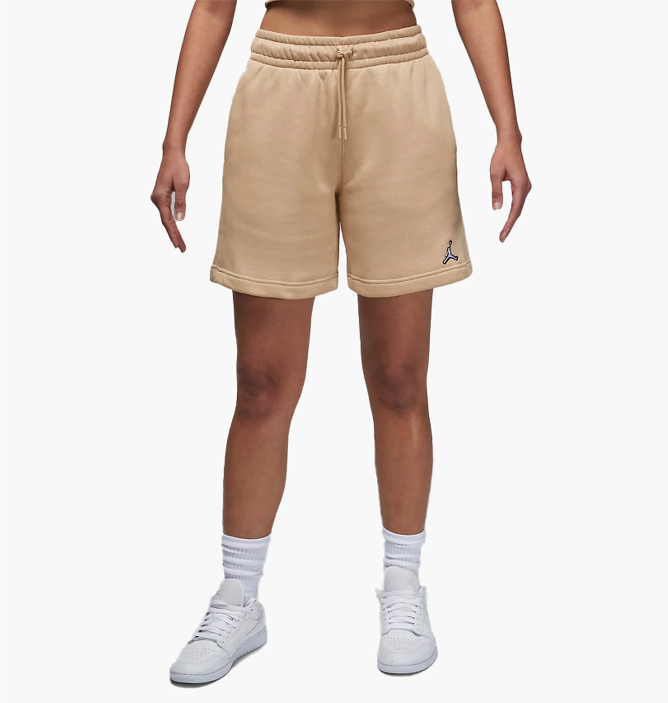 Шорти жіночі Air Jordan Brooklyn Fleece Beige DX0380-277