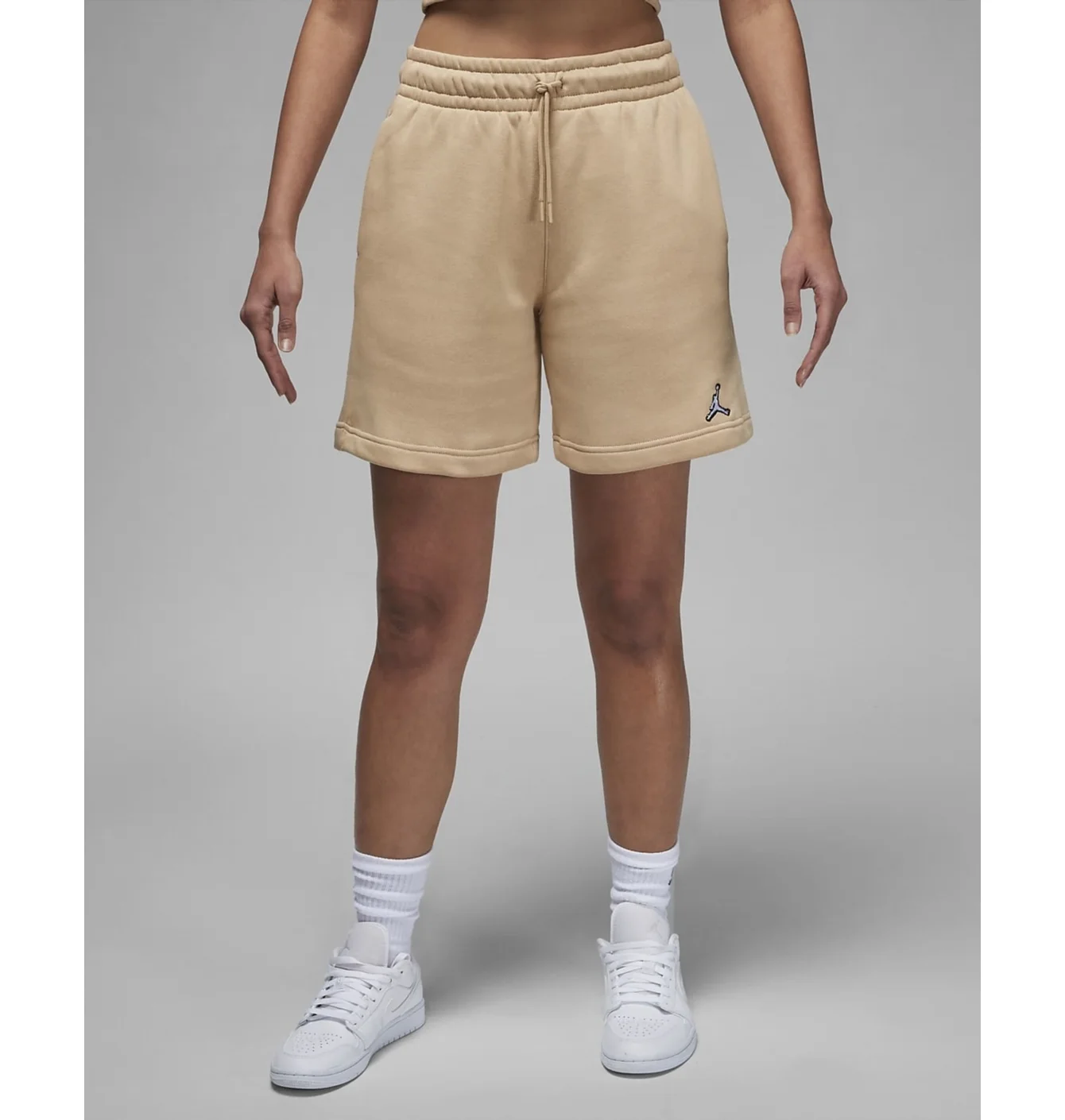 Шорти жіночі Air Jordan Brooklyn Fleece Beige DX0380-277