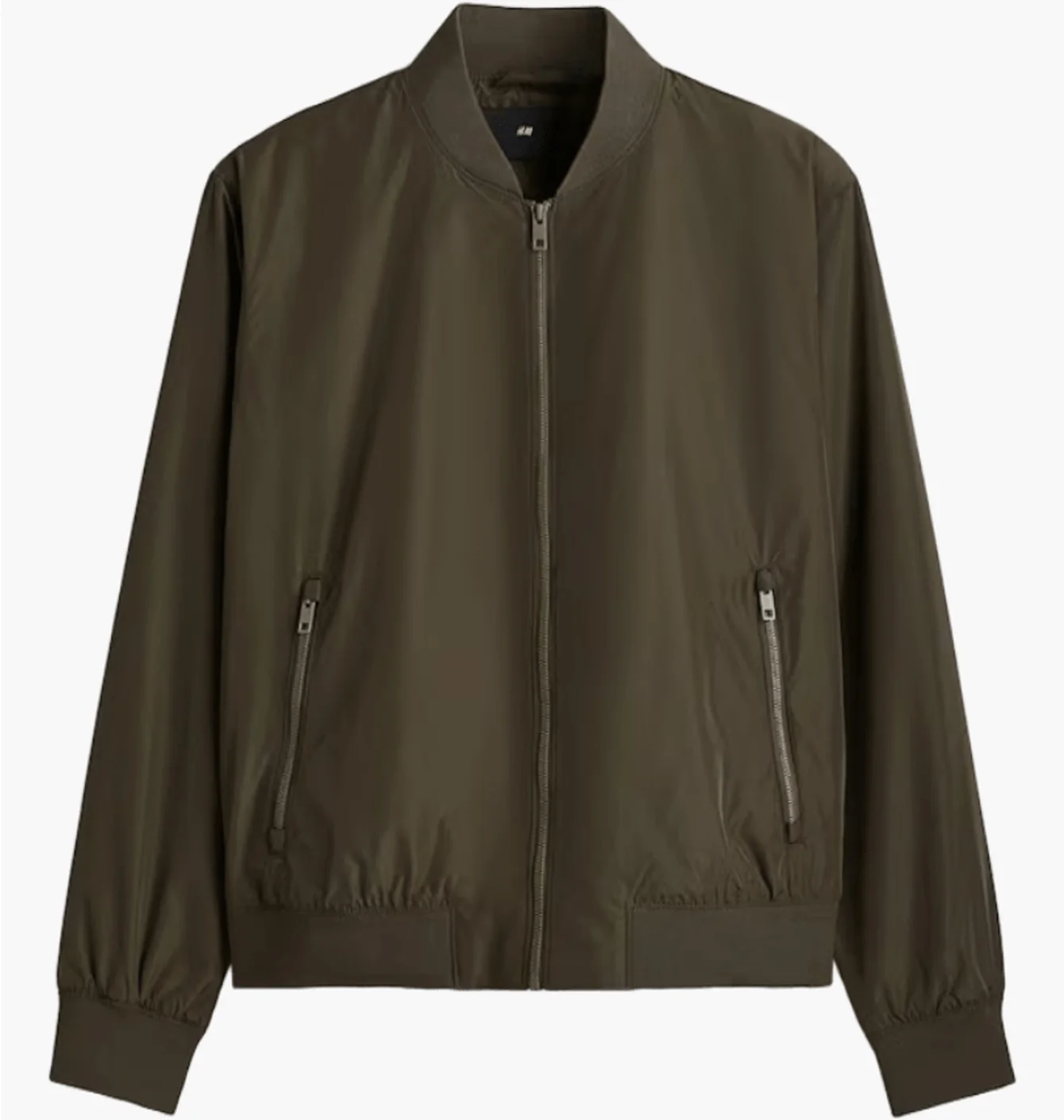Бомбер чоловічий H&M Regular Fit Olive 1293696002
