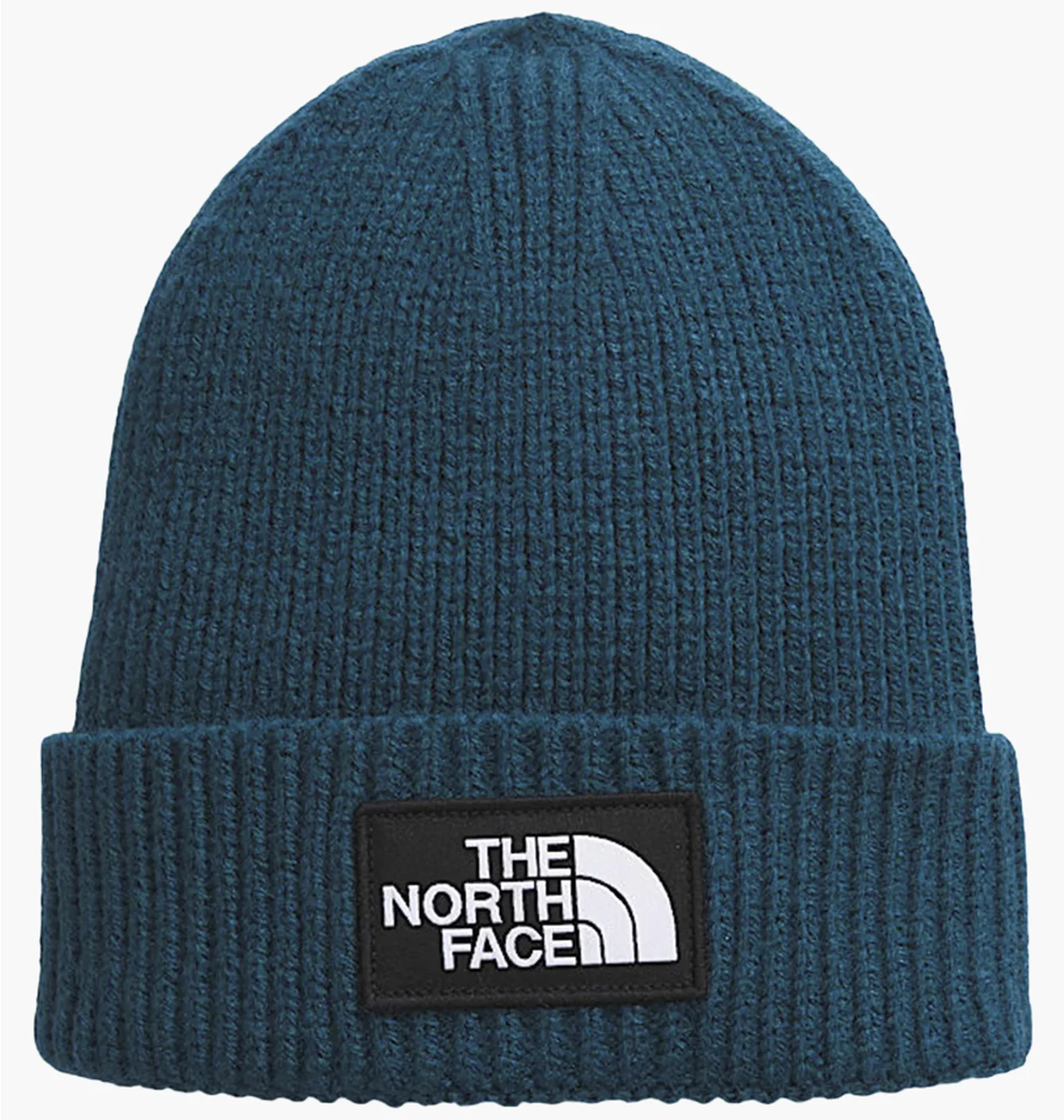 Шапка унісекс The North Face Logo Cuffed Beanie Turquoise NF0A3FJX1NO