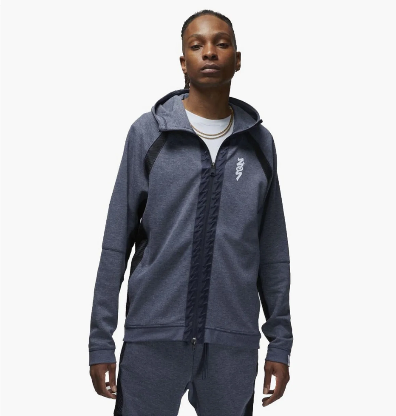 Кофта чоловіча Air Jordan Dri-Fit X Zion Grey Dr2115-410