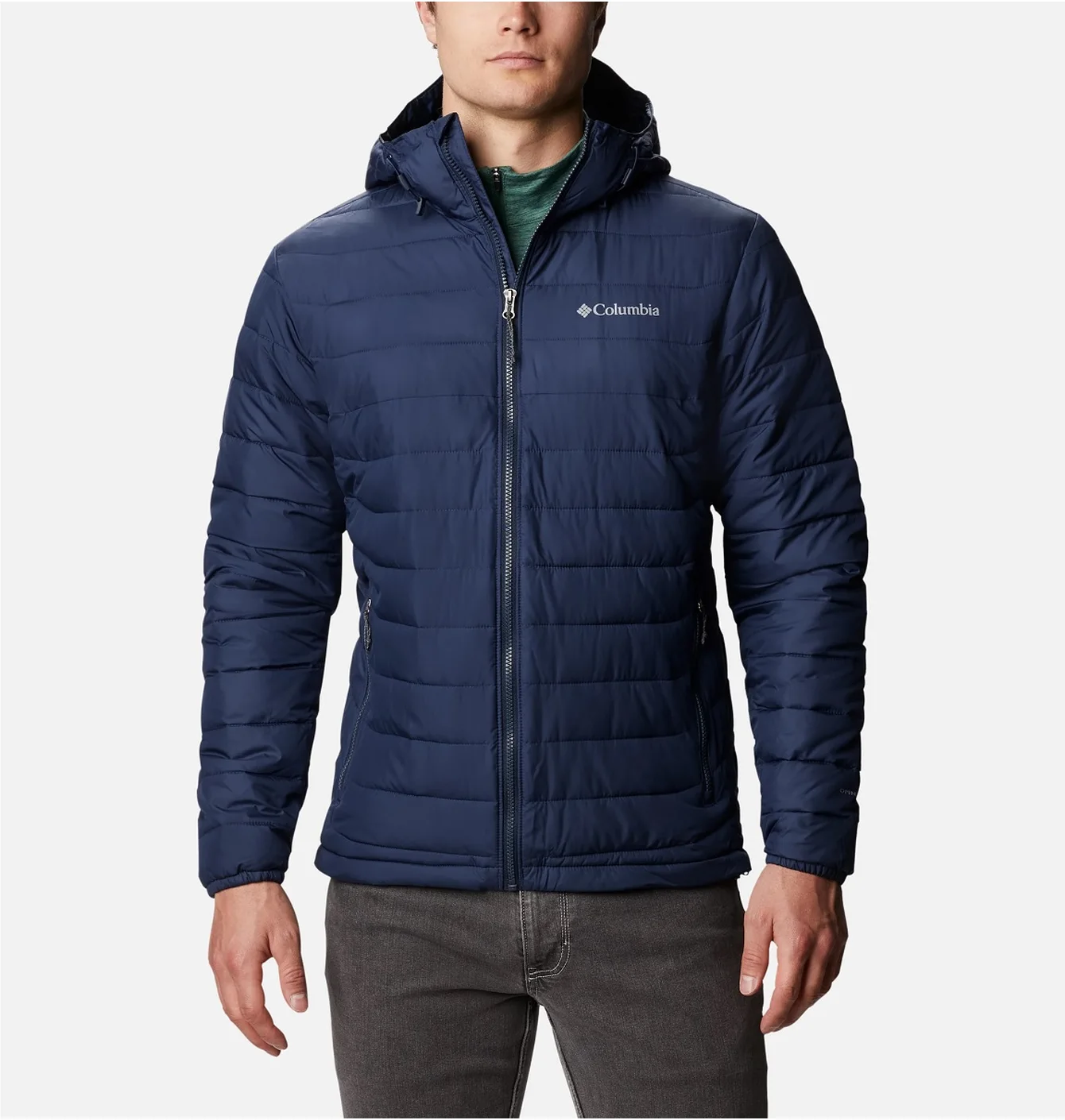 Куртка чоловіча Columbia Powder Lite™ Hooded Insulated Jacket Blue 1693931-465