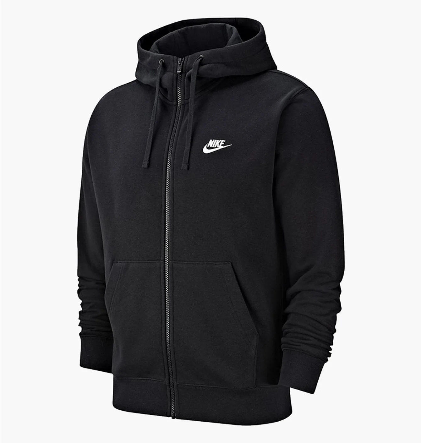 Толстовка чоловіча Nike M Nsw Club Hoodie Fz Ft Black BV2648-010
