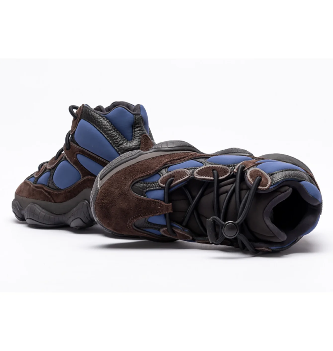 Черевики чоловічі Adidas Yeezy 500 High Brown/Blue FY4269